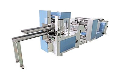 Double channel Napkin paper folding machine