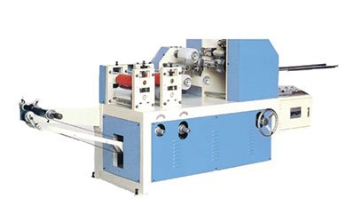 Pocket tissue folding machine