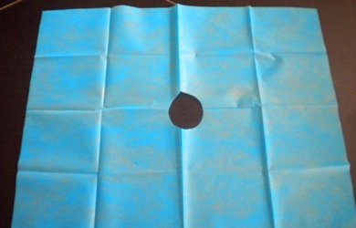 Non-woven disposable drape folding machine