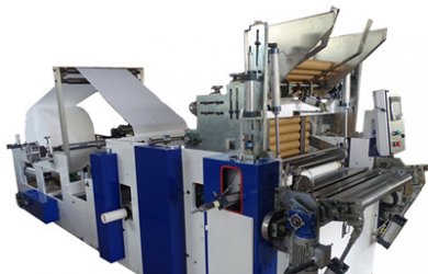 Disposable table cover roll making machine